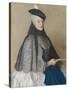 Portret Van Mme Boere, Jean-Etienne Liotard.-Jean-Etienne Liotard-Stretched Canvas