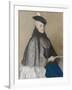 Portret Van Mme Boere, Jean-Etienne Liotard.-Jean-Etienne Liotard-Framed Art Print