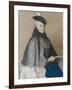 Portret Van Mme Boere, Jean-Etienne Liotard.-Jean-Etienne Liotard-Framed Art Print