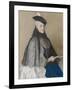 Portret Van Mme Boere, Jean-Etienne Liotard.-Jean-Etienne Liotard-Framed Art Print