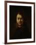 Portret Van Rembrandt Harmensz. Van Rijn-Rembrandt van Rijn-Framed Art Print