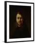 Portret Van Rembrandt Harmensz. Van Rijn-Rembrandt van Rijn-Framed Art Print