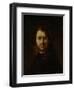 Portret Van Rembrandt Harmensz. Van Rijn-Rembrandt van Rijn-Framed Art Print