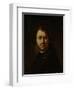 Portret Van Rembrandt Harmensz. Van Rijn-Rembrandt van Rijn-Framed Art Print