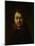 Portret Van Rembrandt Harmensz. Van Rijn-Rembrandt van Rijn-Mounted Art Print