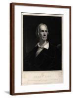 Portriat of Politician Henry Clay-null-Framed Giclee Print