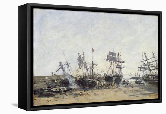 Portrieux, C.1873-Eugène Boudin-Framed Stretched Canvas