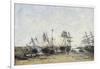 Portrieux, C.1873-Eugène Boudin-Framed Giclee Print