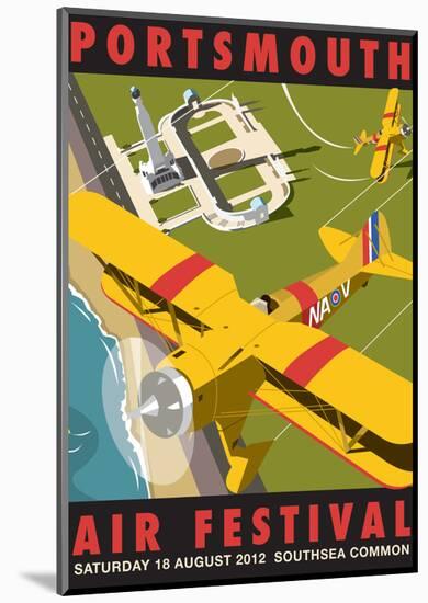 Portsmouth Air Festival - Dave Thompson Contemporary Travel Print-Dave Thompson-Mounted Art Print