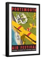 Portsmouth Air Festival - Dave Thompson Contemporary Travel Print-Dave Thompson-Framed Giclee Print
