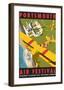 Portsmouth Air Festival - Dave Thompson Contemporary Travel Print-Dave Thompson-Framed Giclee Print