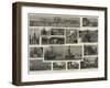 Portsmouth Dockyard Illustrated-null-Framed Giclee Print