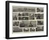 Portsmouth Dockyard Illustrated-null-Framed Giclee Print