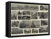 Portsmouth Dockyard Illustrated-null-Framed Stretched Canvas