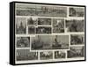 Portsmouth Dockyard Illustrated-null-Framed Stretched Canvas