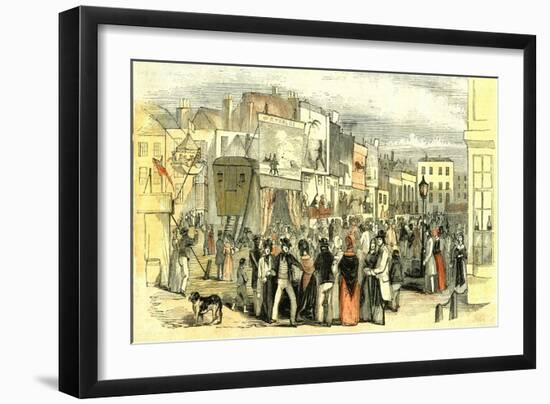 Portsmouth Fair U.K. 1847 Free Mart Fair Fifteen Days Followed by Portsdown Fair the Open Hand of P-null-Framed Giclee Print