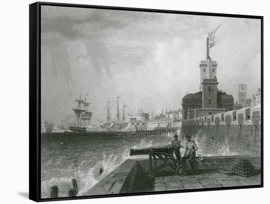 Portsmouth, Hampshire-EW Cooke-Framed Stretched Canvas