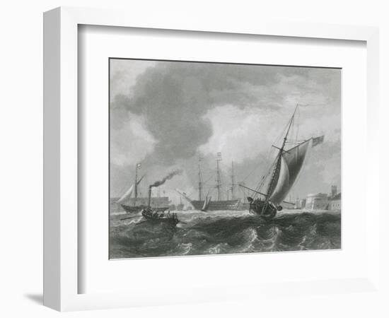Portsmouth, Hampshire-EW Cooke-Framed Art Print