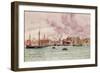 Portsmouth Harbour, 1884-John Brett-Framed Giclee Print