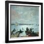 Portsmouth Harbour, 1907-John William Buxton Knight-Framed Giclee Print