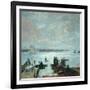 Portsmouth Harbour, 1907-John William Buxton Knight-Framed Giclee Print