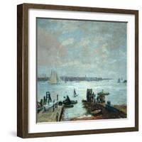 Portsmouth Harbour, 1907-John William Buxton Knight-Framed Giclee Print