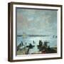 Portsmouth Harbour, 1907-John William Buxton Knight-Framed Giclee Print