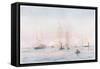 Portsmouth Harbour 1912, 1915-William Lionel Wyllie-Framed Stretched Canvas