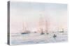 Portsmouth Harbour 1912, 1915-William Lionel Wyllie-Stretched Canvas
