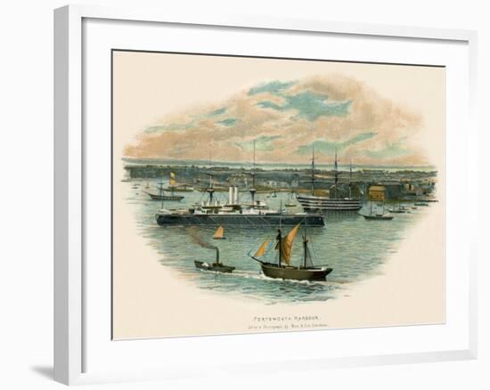 Portsmouth Harbour-Charles Wilkinson-Framed Giclee Print