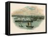 Portsmouth Harbour-Charles Wilkinson-Framed Stretched Canvas