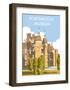 Portsmouth Museum - Dave Thompson Contemporary Travel Print-Dave Thompson-Framed Art Print