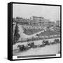 Portsmouth Plaza in San Francisco, California-null-Framed Stretched Canvas