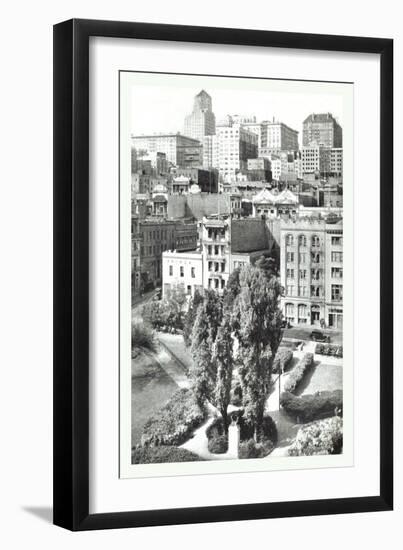 Portsmouth Square, San Francisco, California-null-Framed Art Print