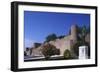 Portugal, Abrantes, Castle Walls and Statue of Francisco Almeida-null-Framed Giclee Print