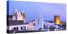 Portugal, Alentejo, Monsaraz, Overview at Dusk-Shaun Egan-Stretched Canvas