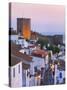 Portugal, Alentejo, Monsaraz, Overview at Dusk-Shaun Egan-Stretched Canvas