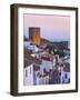 Portugal, Alentejo, Monsaraz, Overview at Dusk-Shaun Egan-Framed Photographic Print