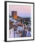 Portugal, Alentejo, Monsaraz, Overview at Dusk-Shaun Egan-Framed Photographic Print