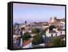 Portugal, Alentejo, Monsaraz, Overview at Dusk-Shaun Egan-Framed Stretched Canvas