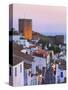Portugal, Alentejo, Monsaraz, Overview at Dusk-Shaun Egan-Stretched Canvas
