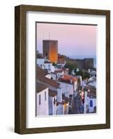 Portugal, Alentejo, Monsaraz, Overview at Dusk-Shaun Egan-Framed Photographic Print