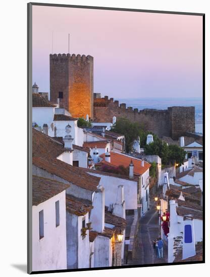 Portugal, Alentejo, Monsaraz, Overview at Dusk-Shaun Egan-Mounted Photographic Print