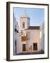 Portugal, Alentejo, Monsaraz, Woman and Girl Walking Down Cobbled Street (Mr)-Shaun Egan-Framed Photographic Print