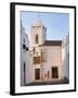 Portugal, Alentejo, Monsaraz, Woman and Girl Walking Down Cobbled Street (Mr)-Shaun Egan-Framed Photographic Print