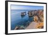 Portugal, Algarve, Lagos, Overlooking Camilo Beach (Praia Do Camilo)-Alan Copson-Framed Photographic Print