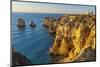 Portugal, Algarve, Lagos, Steep Rock Coast, Sand Bay-Chris Seba-Mounted Photographic Print