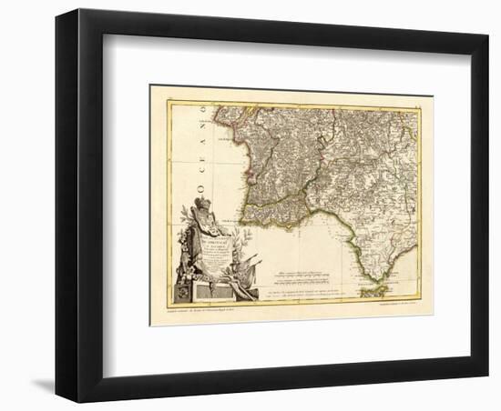 Portugal, Algarve Meridionale, c.1780-Giovanni Antonio Bartolomeo Rizzi Zannoni-Framed Art Print