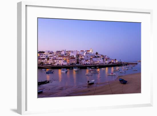 Portugal, Algarve, Portimao, Ferragudo, Townscape, Morning Mood-Chris Seba-Framed Photographic Print