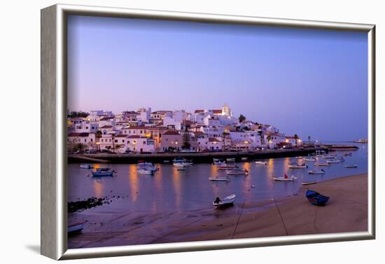 Portugal, Algarve, Portimao, Ferragudo, Townscape, Morning Mood-Chris Seba-Framed Photographic Print